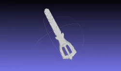 Kingdom Hearts Braveheart Keyblade Assembly 3D print model