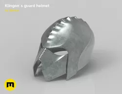 Klingon guard helmet 3D print model