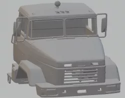KRAZ 6322 Printable Cab Truck 3D print model