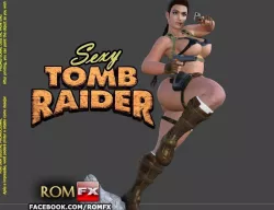 Lara Croft Sexy Tomb Raider Action Figure 3D print model
