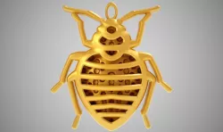 Little Bug Necklace 3D print model