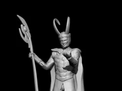 loki statuette 3D print model