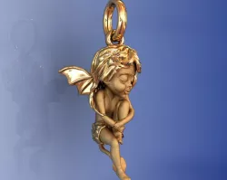 Magerit Little Magic Collection Pendant Little She Devil 3D print model