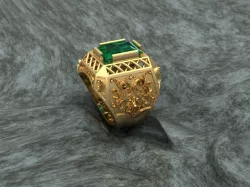 man rings 3D print model