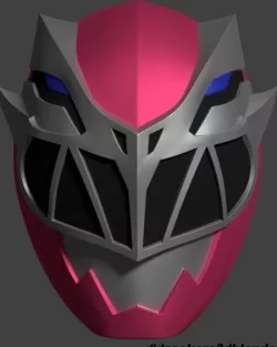 Mask Kishiryu Sentai Pink 3d print model  3D print model