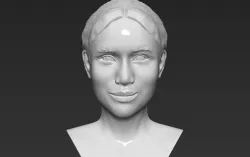 Meghan Markle bust 3D printing ready stl obj formats 3D print model