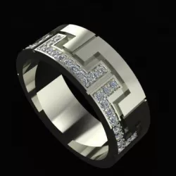 Mens ring 3D print model