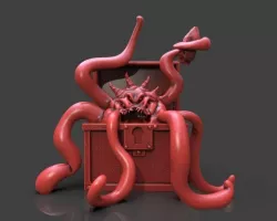 Mimic Chest Monster 3D print model