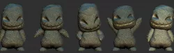 Mini Oogie Boogie - 5 Poses 3D print model
