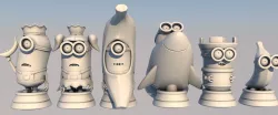Minion chess 3D print model