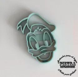 MOLDE CORTANTE PARA GALLETAS FONDANT DONALD DISNEY 3D print model