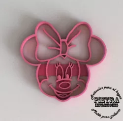 MOLDE CORTANTE PARA GALLETAS FONDANT MINIE MOUSE DISNEY 3D print model
