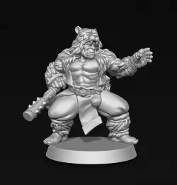 Orc Monk 3D print model