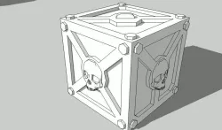 Pack Futuristic Calibration Cube  3D print model
