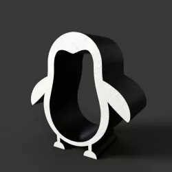 Penguin Decor 3D print model