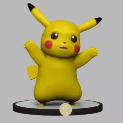 Pikachu 3D print model