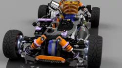 RC CAR CHASSIS KIT 3D printable model 3D print model