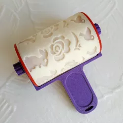 Rolling pin with an Easter pattern 3D print model
