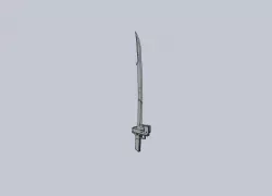 RWBY Blake Gun-Sword Gambol Shroud 3D print model