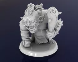 Schmetterling Miniature Masmorra Board Game 3D print model