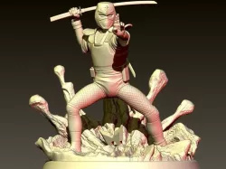Sekai Ninja Sen Jiraya 3D print model