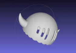 Seven Deadly Sins King Helbram Helmet Printable Model 3D print model