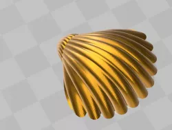 shell from the beach easy to print 3D print model