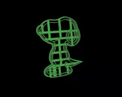 Snoopy Cookie Cutter Set 3D print model