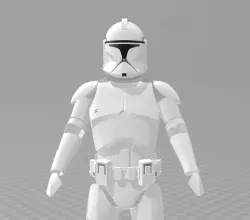 Star Wars Clone Trooper phase 1 Full Armour 3D print model