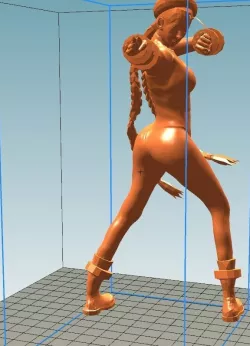 STREET FIGHTER CAMMY 3D print model