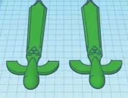 the master sword 3D print model