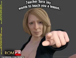 The teacher Sara Jay wants to give you a lesson 3D print model