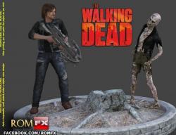 The Walking Dead Diorama Action Figures Printables 3D print model