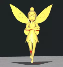 Tinkerbell Hovering 3D print model