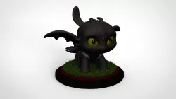 Toothless Pop  Funko 3D print model