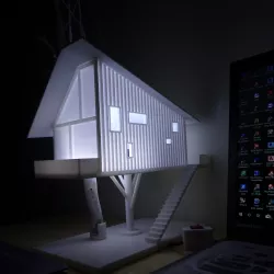 Treehouse Lampshade model for 3d printer 3D print model