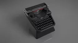 Typewritter Cherry MX custom Keycap 3D print model
