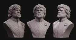 Tyrion Lannister bust 2 3D print model