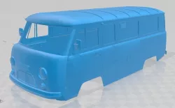 UAZ 2206 Printable Body Van 3D print model