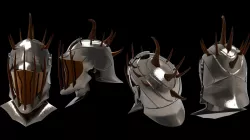 Vaal Hazak Helm Monster Hunter 3D print model