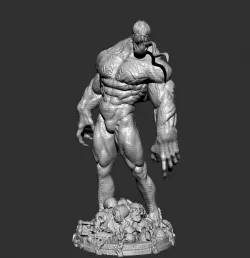 venom marvel 3dstatue stl carnage  3D print model