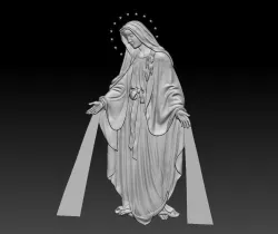 Virgin Mary 3D print model