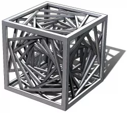 Vortex Tesseract 3D print model