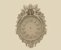 wall clock 3D models for artcam and aspire 3D print model