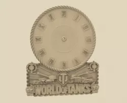 wall clock-51 3D models for artcam and aspire 3D print model