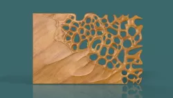 wall panel 3d stl model for cnc 3D print model