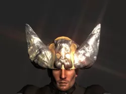 Winged bear viking helm 3D print 3D print model