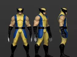 Wolverine - 3D figurine model 3D print model