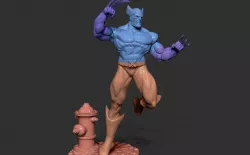 wolverine marvel  stl xmen   3D print model