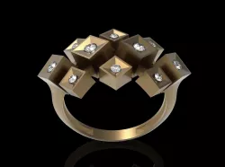 Women woman Ring  3D print model